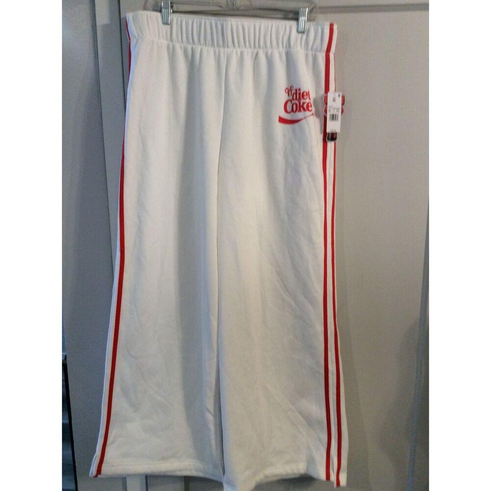New NWT Diet Coke X Target Activewear Size XL Wide leg Red Stripe